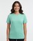 BELLA + CANVAS Short Sleeve CVC Jersey T-Shirt Unisex Fit Wear, Custom Printing Soft Cotton Blend Tee